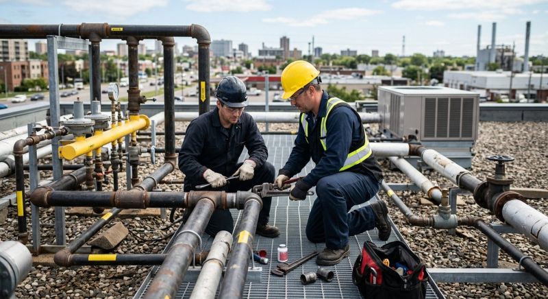 Commercial Gas Line Service in Denver County, CO