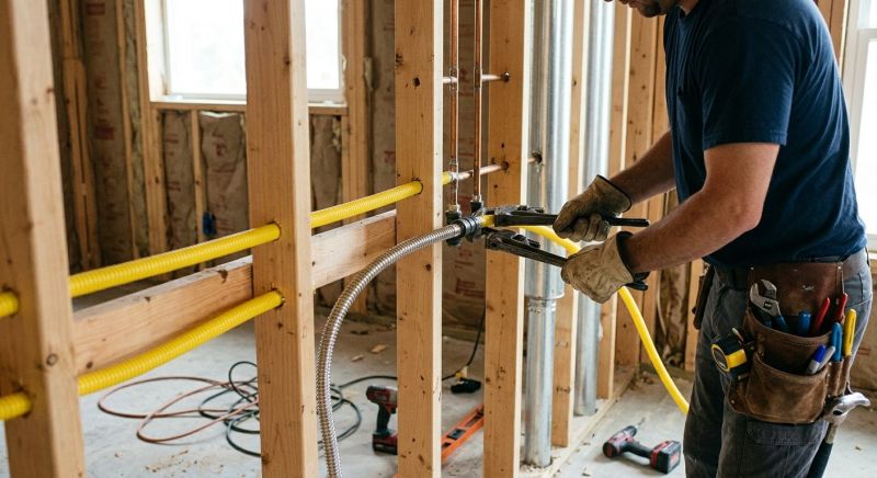 Csst Plumbing Installation in San Antonio, TX
