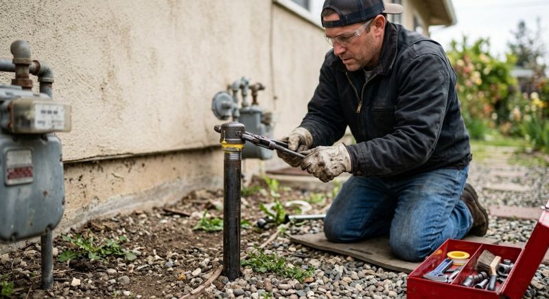 Gas Line Capping in Fredericksburg, VA