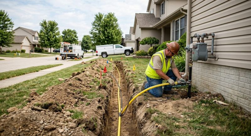 Gas Line Moving Service in Fredericksburg, VA