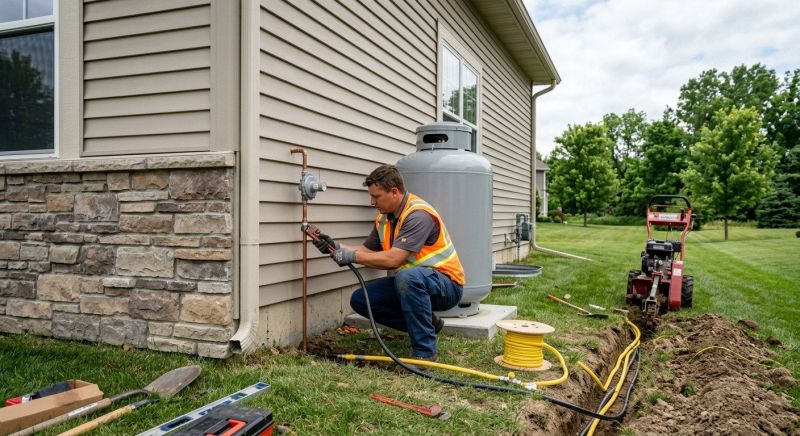 Propane Line Installation in Annapolis, MD