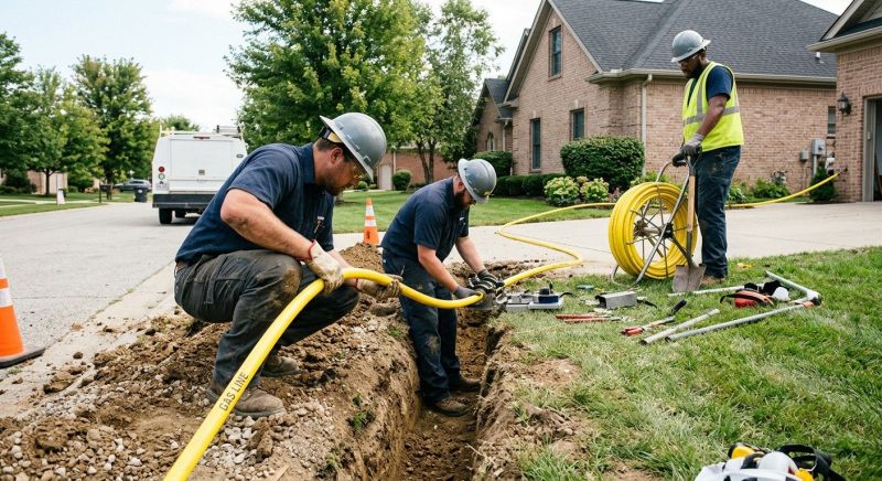 Underground Gas Line Service in Kansas City, MO